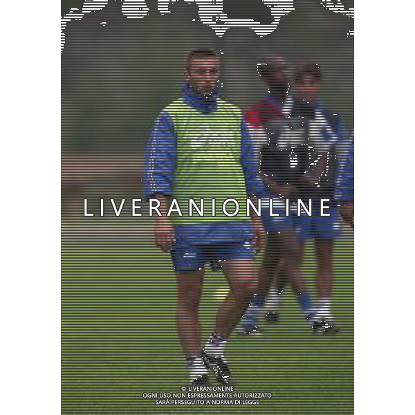 1998-1999 ALLENAMENTO SAMPDORIA NELLA FOTO NENAD SAKIC AG ALDO LIVERANI SAS