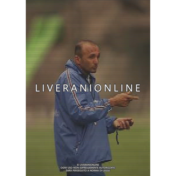 1998-1999 ALLENAMENTO SAMPDORIA NELLA FOTO LUCIANO SPALLETTI ALLENATORE SAMPDORIA CALCIO AG ALDO LIVERANI SAS