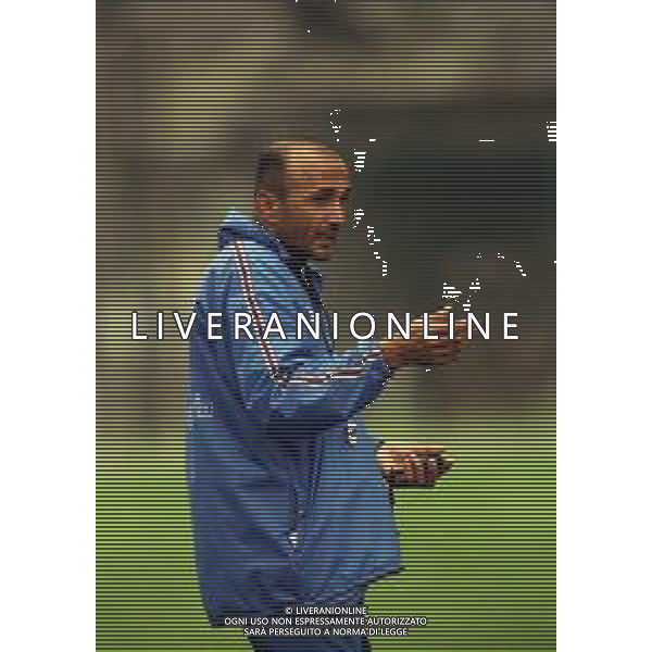 1998-1999 ALLENAMENTO SAMPDORIA NELLA FOTO LUCIANO SPALLETTI ALLENATORE SAMPDORIA CALCIO AG ALDO LIVERANI SAS