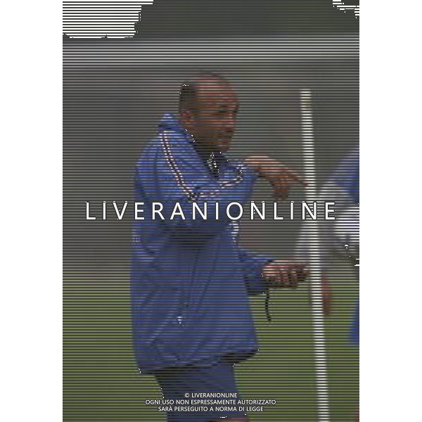 1998-1999 ALLENAMENTO SAMPDORIA NELLA FOTO LUCIANO SPALLETTI ALLENATORE SAMPDORIA CALCIO AG ALDO LIVERANI SAS