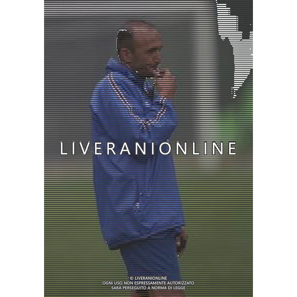 1998-1999 ALLENAMENTO SAMPDORIA NELLA FOTO LUCIANO SPALLETTI ALLENATORE SAMPDORIA CALCIO AG ALDO LIVERANI SAS