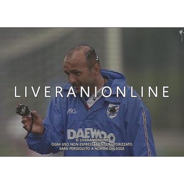 1998-1999 ALLENAMENTO SAMPDORIA NELLA FOTO LUCIANO SPALLETTI ALLENATORE SAMPDORIA CALCIO AG ALDO LIVERANI SAS