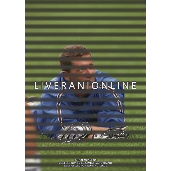 1998-1999 ALLENAMENTO SAMPDORIA NELLA FOTO FABRIZIO FERRON AG ALDO LIVERANI SAS