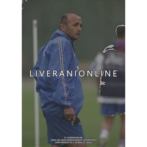 1998-1999 ALLENAMENTO SAMPDORIA NELLA FOTO LUCIANO SPALLETTI ALLENATORE SAMPDORIA CALCIO AG ALDO LIVERANI SAS