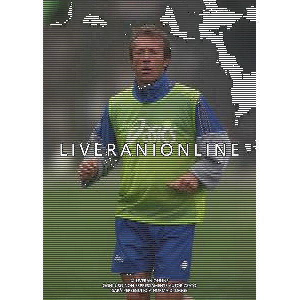 1998-1999 ALLENAMENTO SAMPDORIA NELLA FOTO MORENO MANNINI AG ALDO LIVERANI SAS