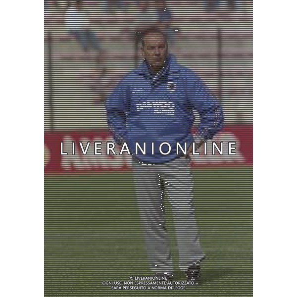 1998-1999 ALLENAMENTO SAMPDORIA NELLA FOTO PIETRO BATTARA AG ALDO LIVERANI SAS