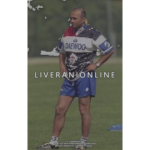 1998-1999 ALLENAMENTO SAMPDORIA NELLA FOTO LUCIANO SPALLETTI ALLENATORE SAMPDORIA CALCIO AG ALDO LIVERANI SAS