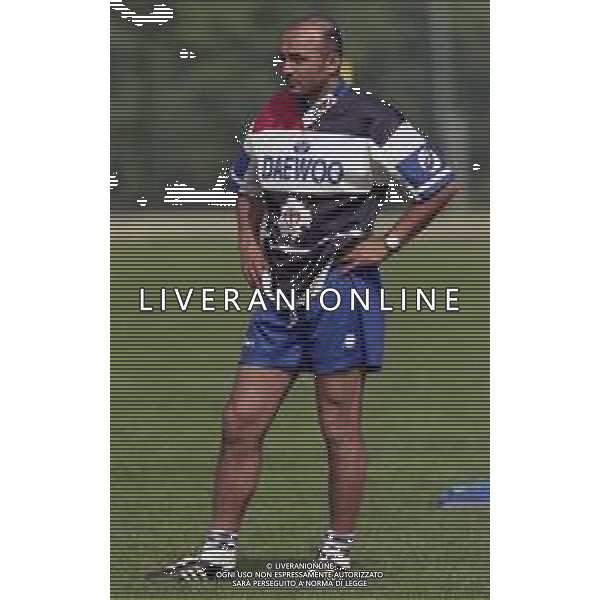 1998-1999 ALLENAMENTO SAMPDORIA NELLA FOTO LUCIANO SPALLETTI ALLENATORE SAMPDORIA CALCIO AG ALDO LIVERANI SAS