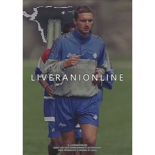 1998-1999 ALLENAMENTO SAMPDORIA NELLA FOTO FABRIZIO FICINI AG ALDO LIVERANI SAS