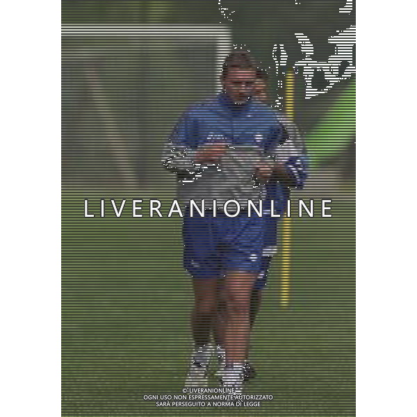 1998-1999 ALLENAMENTO SAMPDORIA NELLA FOTO FABRIZIO FICINI AG ALDO LIVERANI SAS