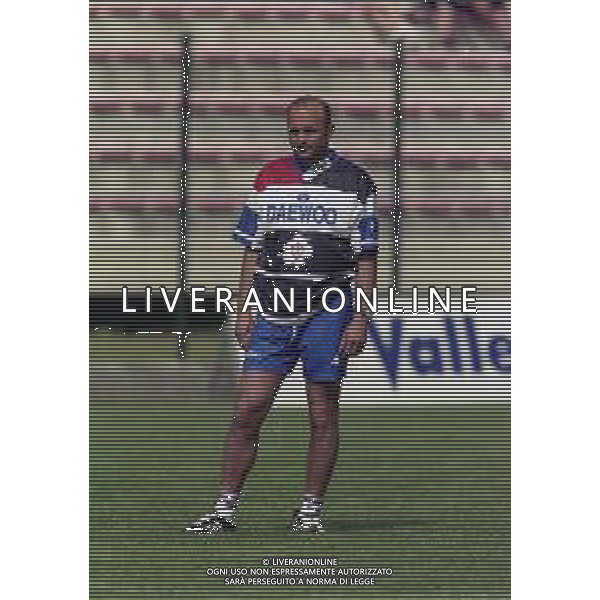 1998-1999 ALLENAMENTO SAMPDORIA NELLA FOTO LUCIANO SPALLETTI ALLENATORE SAMPDORIA CALCIO AG ALDO LIVERANI SAS