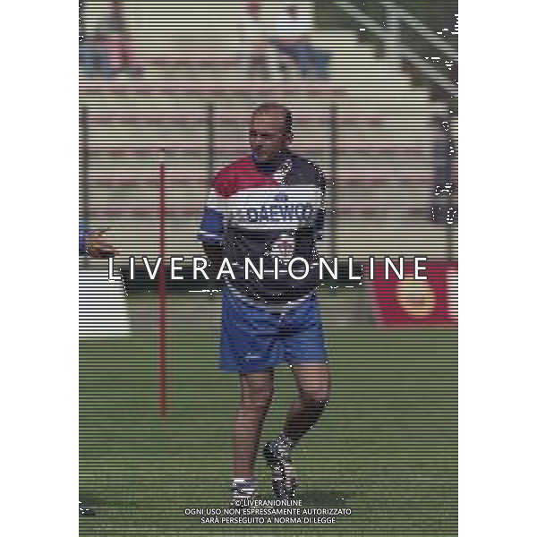 1998-1999 ALLENAMENTO SAMPDORIA NELLA FOTO LUCIANO SPALLETTI ALLENATORE SAMPDORIA CALCIO AG ALDO LIVERANI SAS