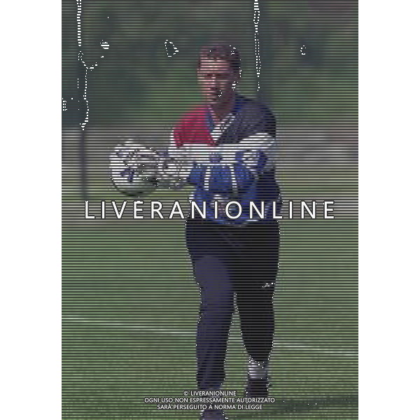 1998-1999 ALLENAMENTO SAMPDORIA NELLA FOTO FABRIZIO FERRON AG ALDO LIVERANI SAS