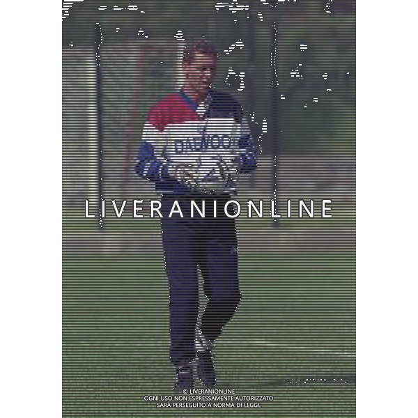 1998-1999 ALLENAMENTO SAMPDORIA NELLA FOTO FABRIZIO FERRON AG ALDO LIVERANI SAS