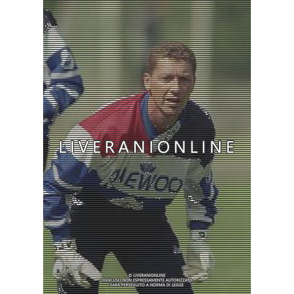 1998-1999 ALLENAMENTO SAMPDORIA NELLA FOTO FABRIZIO FERRON AG ALDO LIVERANI SAS