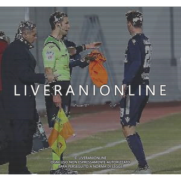 SUDTIROL - VIS PESARO CAMPIONATO CALCIO SERIE C 22.01.2020 NELLA FOTO SOSTITUZIONE DI FARABEGOLI CON RICCIULLI ©AGENZIA ALDO LIVERANI SAS