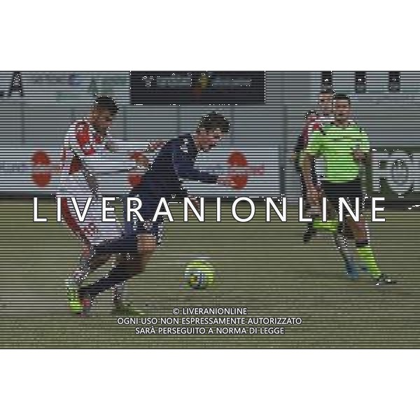 SUDTIROL - VIS PESARO CAMPIONATO CALCIO SERIE C 22.01.2020 NELLA FOTO FALLO SU ADORNI ©AGENZIA ALDO LIVERANI SAS