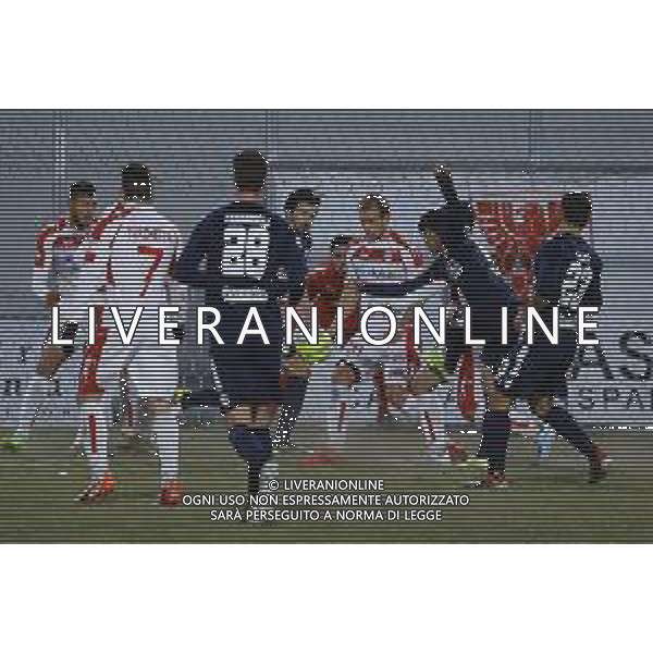 SUDTIROL - VIS PESARO CAMPIONATO CALCIO SERIE C 22.01.2020 NELLA FOTO MISCHIA IN AREA ©AGENZIA ALDO LIVERANI SAS