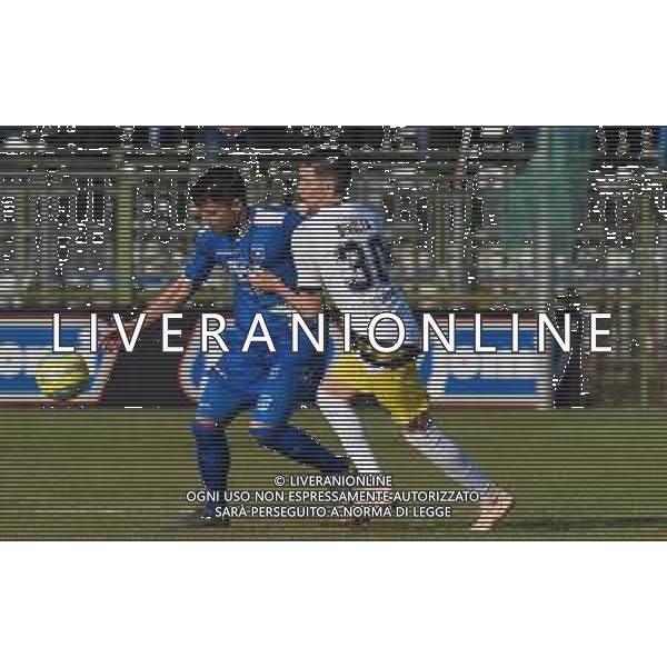 Campionato di Calcio Serie C - Lega Pro 2019/2020 Pagani (SA), Italia 22/01/2020 Paganese vs Viterbese Nella foto: Giulio Carotenuto (14) Paganese Calcio 1926 tallonato da Davide Sibilia (30) A.S. Viterbese FOTO ANDREA D\'AMICO-ALESSIO MARINI-AG ALDO LIVERANI SAS
