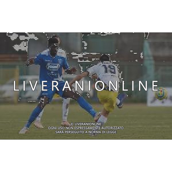Campionato di Calcio Serie C - Lega Pro 2019/2020 Pagani (SA), Italia 22/01/2020 Paganese vs Viterbese Nella foto: Abou Diop (11) Paganese Calcio 1926 anticipato da Mattia Zanoli (19) A.S. Viterbese FOTO ANDREA D\'AMICO-ALESSIO MARINI-AG ALDO LIVERANI SAS