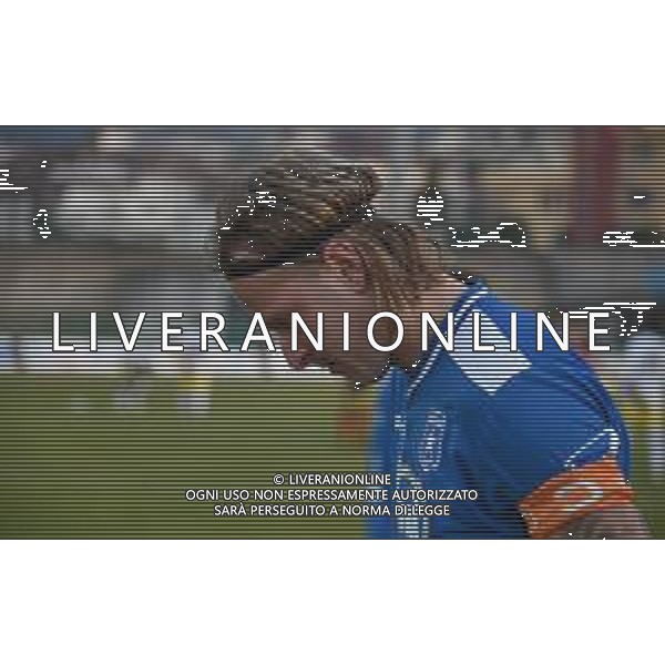 Campionato di Calcio Serie C - Lega Pro 2019/2020 Pagani (SA), Italia 22/01/2020 Paganese vs Viterbese Nella foto: Giorgio Capece (20) Paganese Calcio 1926 a testa bassa a fine garaq FOTO ANDREA D\'AMICO-ALESSIO MARINI-AG ALDO LIVERANI SAS