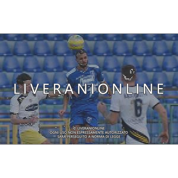 Campionato di Calcio Serie C - Lega Pro 2019/2020 Pagani (SA), Italia 22/01/2020 Paganese vs Viterbese Nella foto: Mariano Stendardo (13) Paganese Calcio 1926 anticipa di testa un avversario FOTO ANDREA D\'AMICO-ALESSIO MARINI-AG ALDO LIVERANI SAS