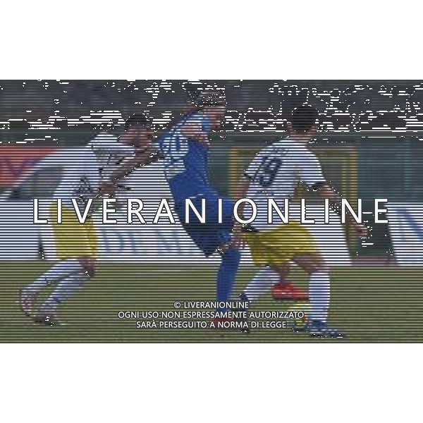 Campionato di Calcio Serie C - Lega Pro 2019/2020 Pagani (SA), Italia 22/01/2020 Paganese vs Viterbese Nella foto: Giorgio Capece (20) Paganese Calcio 1926 contrastato da Mattia Zanoli (19) A.S. Viterbese FOTO ANDREA D\'AMICO-ALESSIO MARINI-AG ALDO LIVERANI SAS