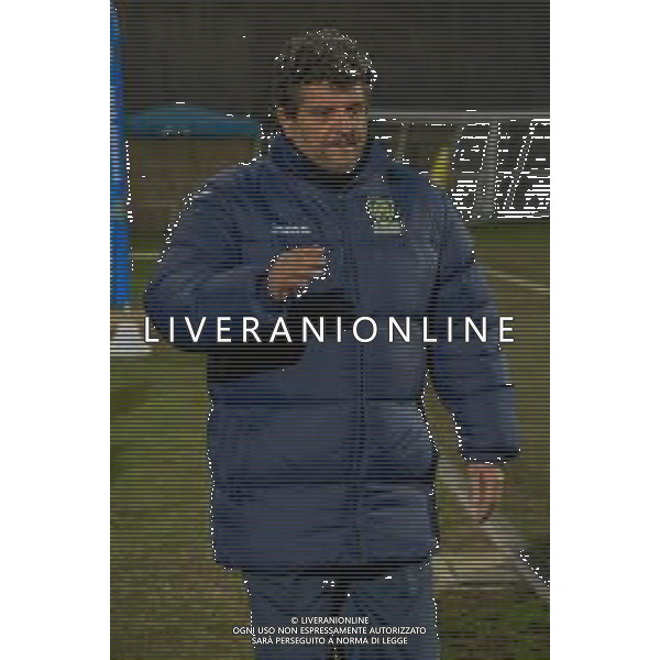 Campionato di Calcio Serie C - Lega Pro 2019/2020 Carrara, Italia 22/01/2020 Carrarese vs Pontedera Nella foto: Mister Silvio Baldini (C) FOTO FABIO FAGIOLINI-ALESSIO MARINI-AG ALDO LIVERANI SAS