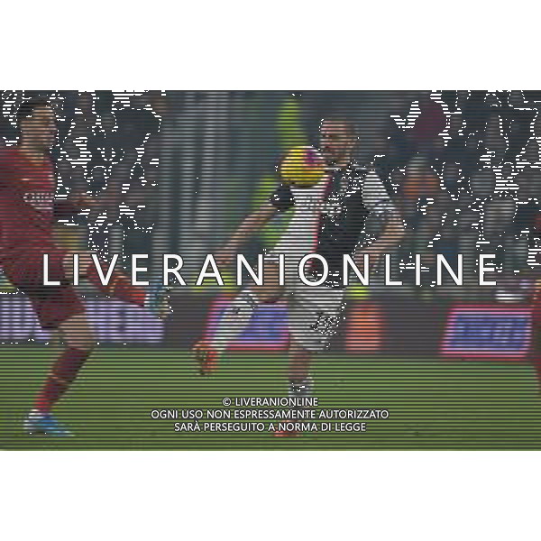 Torino 22.01.2020 Stadio Allianz Stadium ©Alessandro Falzone/Agenzia Aldo Liverani 22.01.2020 Quarti di finale Coppa Italia Juventus vs Roma 2019-20120 Nella foto : LEONARDO BONUCCI-NIKOLA KALINIC ©/ AGENZIA ALDO LIVERANI SAS