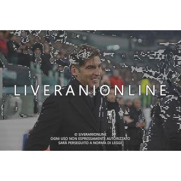 Torino 22.01.2020 Stadio Allianz Stadium ©Alessandro Falzone/Agenzia Aldo Liverani 22.01.2020 Quarti di finale Coppa Italia Juventus vs Roma 2019-20120 Nella foto : PAULO FONSECA ©/ AGENZIA ALDO LIVERANI SAS