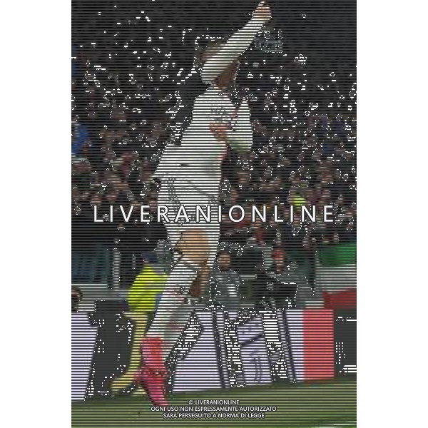Torino 22.01.2020 Allianz Stadium Juventus vs Roma Quarti di finale Coppa Italia Tim 2019/2020 ©Viganti/Agenzia Aldo Liverani Nella foto: esultanza dopo il gol di cristiano ronaldo ©/ AGENZIA ALDO LIVERANI SAS