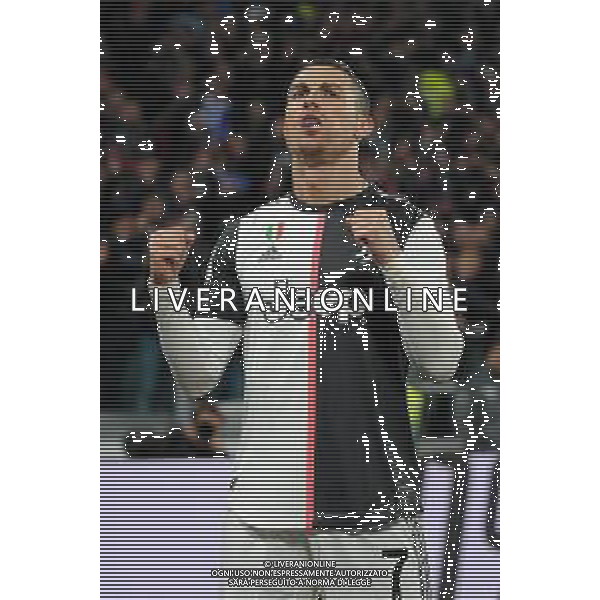 Torino 22.01.2020 Allianz Stadium Juventus vs Roma Quarti di finale Coppa Italia Tim 2019/2020 ©Viganti/Agenzia Aldo Liverani Nella foto: esultanza dopo il gol di cristiano ronaldo ©/ AGENZIA ALDO LIVERANI SAS