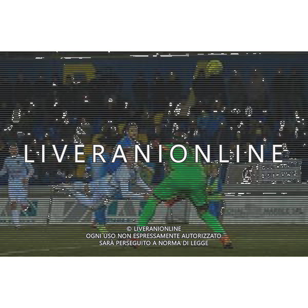 Campionato di Calcio Serie C - Lega Pro 2019/2020 Carrara, Italia 22/01/2020 Carrarese vs Pontedera Nella foto: Mauro Semprini (P) segna il gol poi annullato FOTO FABIO FAGIOLINI-ALESSIO MARINI-AG ALDO LIVERANI SAS