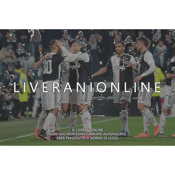 Torino 22.01.2020 Allianz Stadium Juventus vs Roma Quarti di finale Coppa Italia Tim 2019/2020 ©Viganti/Agenzia Aldo Liverani Nella foto : ESULTANZA DOPO IL GOL DI RODRIGO BENTANCUR ©/ AGENZIA ALDO LIVERANI SAS
