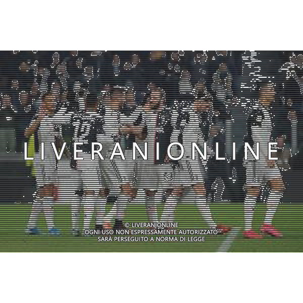 Torino 22.01.2020 Allianz Stadium Juventus vs Roma Quarti di finale Coppa Italia Tim 2019/2020 ©Viganti/Agenzia Aldo Liverani Nella foto : ESULTANZA DOPO IL GOL DI RODRIGO BENTANCUR ©/ AGENZIA ALDO LIVERANI SAS