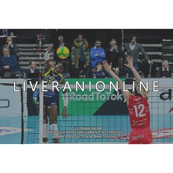 Volley Champions League Women 2019/2020 Treviso, Italia 22/01/2020 Imoco Volley Conegliano vs C.S.M. Volei Alba Blaj Nella foto: Attacco di Paola Egonu FOTO FLAVIO PAVANELLO-ALESSIO MARINI-AG ALDO LIVERANI SAS