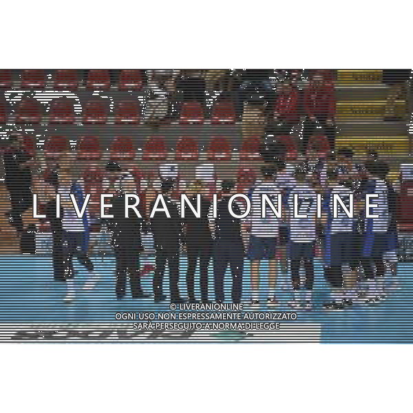 Coppa Italia di Volley 2019/2020 Civitanova, Italia 22/01/2020 Quarti di finale - Cucine Lube Civitanova vs Vero Volley Monza Nella foto: Vero Volley Monza FOTO ROBERTO BARTAMEOLI-ALESSIO MARINI-AG ALDO LIVERANI SAS