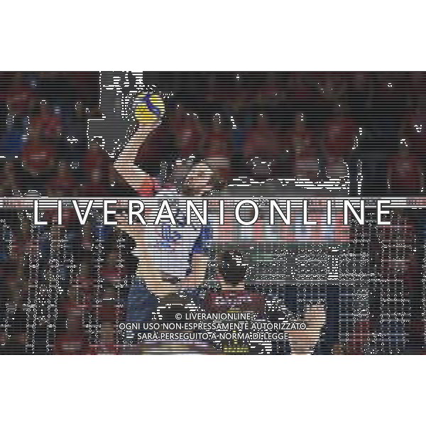 Coppa Italia di Volley 2019/2020 Civitanova, Italia 22/01/2020 Quarti di finale - Cucine Lube Civitanova vs Vero Volley Monza Nella foto: Beretta Thomas (Vero Volley Monza) FOTO ROBERTO BARTAMEOLI-ALESSIO MARINI-AG ALDO LIVERANI SAS