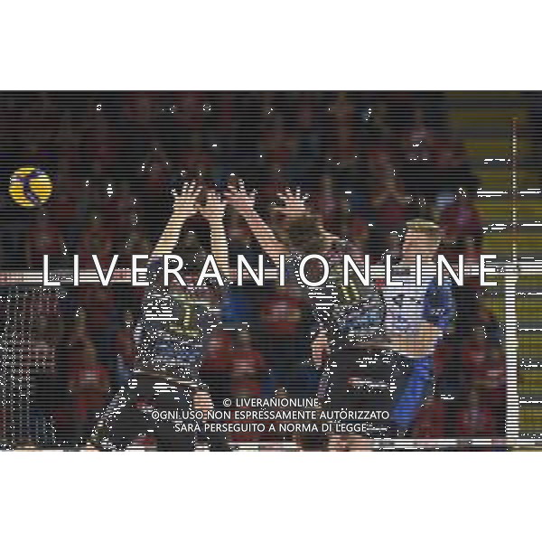 Coppa Italia di Volley 2019/2020 Civitanova, Italia 22/01/2020 Quarti di finale - Cucine Lube Civitanova vs Vero Volley Monza Nella foto: SchiacciataDzavoronok Donovan (Vero Volley Monza) FOTO ROBERTO BARTAMEOLI-ALESSIO MARINI-AG ALDO LIVERANI SAS
