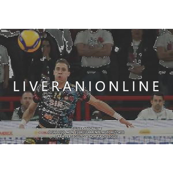 Coppa Italia di Volley 2019/2020 Perugia, Italia 22/01/2020 Quarti di finale - Sir Safety Conad Perugia vs Kioene Padova Nella foto: aleksandar atanasijevic (n.14 opposto sir safety conad perugia) alla battuta FOTO LORIS CERQUIGLINI-ALESSIO MARINI-AG ALDO LIVERANI SAS