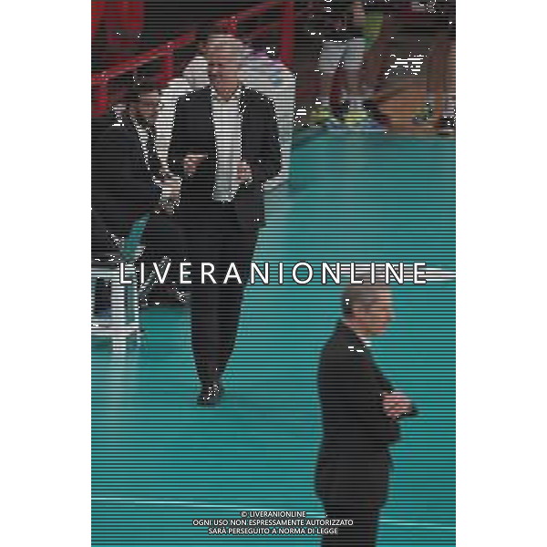 Coppa Italia di Volley 2019/2020 Perugia, Italia 22/01/2020 Quarti di finale - Sir Safety Conad Perugia vs Kioene Padova Nella foto: heynen vital (allenatore sir safety conad perugia) vs baldovin valerio (allenatore kioene padova) FOTO LORIS CERQUIGLINI-ALESSIO MARINI-AG ALDO LIVERANI SAS