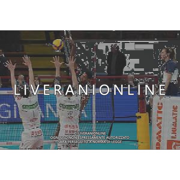 Coppa Italia di Volley 2019/2020 Perugia, Italia 22/01/2020 Quarti di finale - Sir Safety Conad Perugia vs Kioene Padova Nella foto: wilfredo leon venero (n.9 schiacciatore sir safety conad perugia) schiaccia FOTO LORIS CERQUIGLINI-ALESSIO MARINI-AG ALDO LIVERANI SAS