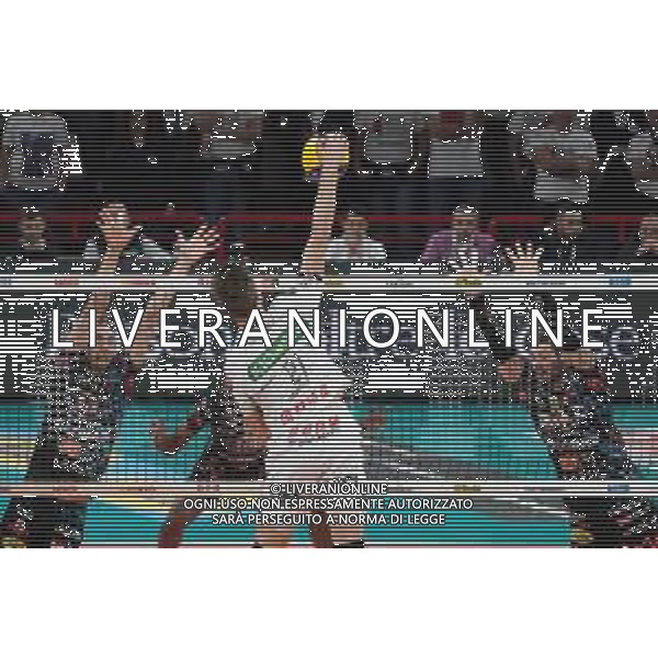 Coppa Italia di Volley 2019/2020 Perugia, Italia 22/01/2020 Quarti di finale - Sir Safety Conad Perugia vs Kioene Padova Nella foto: bernes ryley (n.21 schiacciatore kioene padova) asch FOTO LORIS CERQUIGLINI-ALESSIO MARINI-AG ALDO LIVERANI SAS