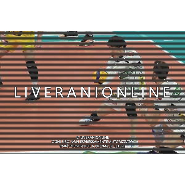 Coppa Italia di Volley 2019/2020 Perugia, Italia 22/01/2020 Quarti di finale - Sir Safety Conad Perugia vs Kioene Padova Nella foto: ishikawa yuki (n.14 schiacciatore kioene padova) in ricezione FOTO LORIS CERQUIGLINI-ALESSIO MARINI-AG ALDO LIVERANI SAS
