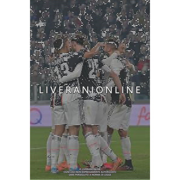 Torino 22.01.2020 Stadio Allianz Stadium ©Alessandro Falzone/Agenzia Aldo Liverani 22.01.2020 Quarti di finale Coppa Italia Juventus vs Roma 2019-20120 Nella foto : ESULTANZA GOL DI RODRIGO BENTANCUR ©/ AGENZIA ALDO LIVERANI SAS