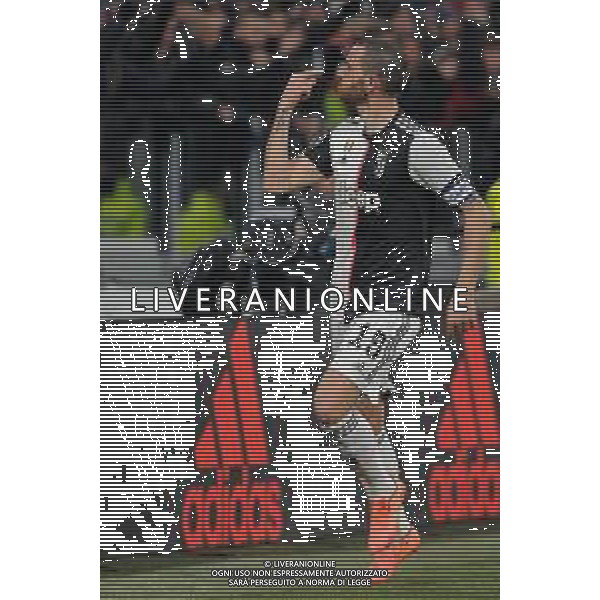 Torino 22.01.2020 Allianz Stadium Juventus vs Roma Quarti di finale Coppa Italia Tim 2019/2020 ©Viganti/Agenzia Aldo Liverani Nella foto: esultanza dopo il gol di leonardo bonucci ©/ AGENZIA ALDO LIVERANI SAS
