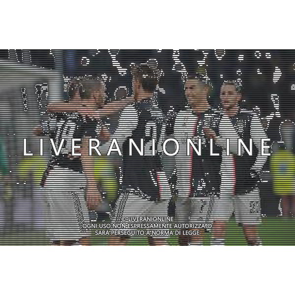 Torino 22.01.2020 Allianz Stadium Juventus vs Roma Quarti di finale Coppa Italia Tim 2019/2020 ©Viganti/Agenzia Aldo Liverani Nella foto: esultanza dopo il gol di leonardo bonucci ©/ AGENZIA ALDO LIVERANI SAS