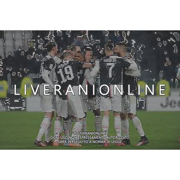 Torino 22.01.2020 Allianz Stadium Juventus vs Roma Quarti di finale Coppa Italia Tim 2019/2020 ©Viganti/Agenzia Aldo Liverani Nella foto: esultanza dopo il gol di leonardo bonucci ©/ AGENZIA ALDO LIVERANI SAS