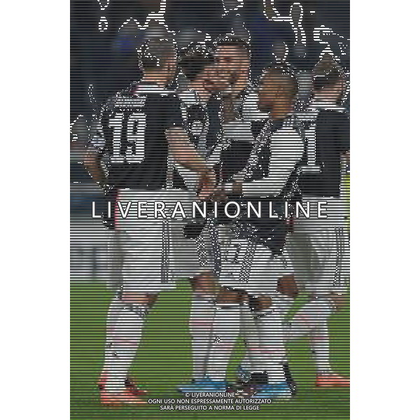 Torino 22.01.2020 Allianz Stadium Juventus vs Roma Quarti di finale Coppa Italia Tim 2019/2020 ©Viganti/Agenzia Aldo Liverani Nella foto: esultanza dopo il gol di leonardo bonucci ©/ AGENZIA ALDO LIVERANI SAS