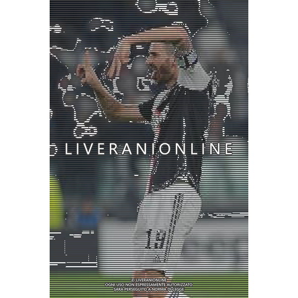 Torino 22.01.2020 Allianz Stadium Juventus vs Roma Quarti di finale Coppa Italia Tim 2019/2020 ©Viganti/Agenzia Aldo Liverani Nella foto: esultanza dopo il gol di leonardo bonucci ©/ AGENZIA ALDO LIVERANI SAS